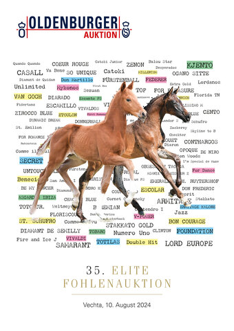 Katalog Oldenburger Auktion 35. Elite Fohlenauktion 2024